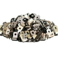 thumbnail image 1 of 100 Pcs Fence Wire Clamps with 100 Pcs Screws, Stainless Steel Wire Clips Mount Welded Wire to Vinyl, Wood or Metal Fence (for 12-16 Gauge Wire Fencing), 1 of 7