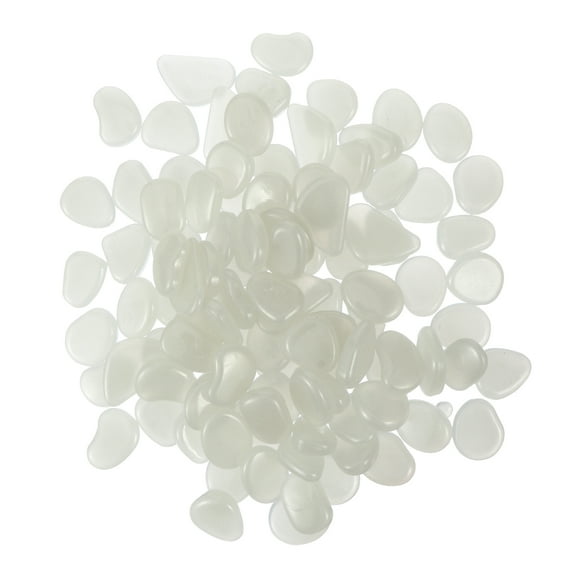 FONDOTIN Outdoor Luminous Stone Synthetic Material 100Pack 1.4X1In