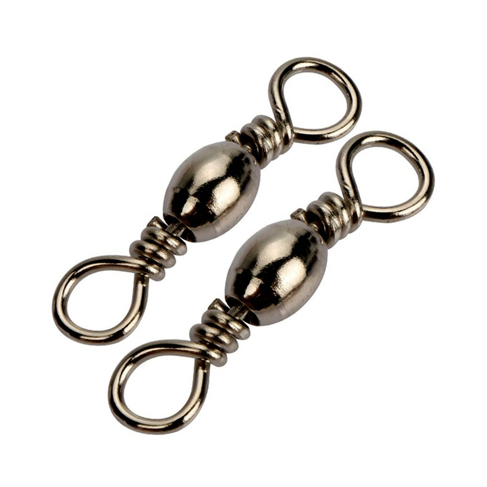 100 Pcs Fishing Accessories Swivels for Fishing Fishing Barrel Swivel