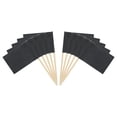 thumbnail image 1 of 100 Pcs Flag Toothpicks Cheese Markers Colored Cake Toppers Black, 1 of 8