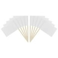 thumbnail image 1 of 100 Pcs Flag Toothpicks Cheese Markers Colored Cake Toppers White, 1 of 8