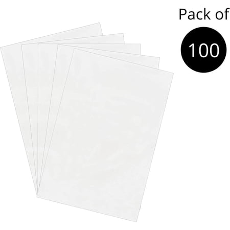 100 Pcs Flat Open Shopping Bag ,Recyclable Reusable Durable Plastic Storage Bag for Merchandise Retail Packaging Food Business Shop Welcome - 12 X 18