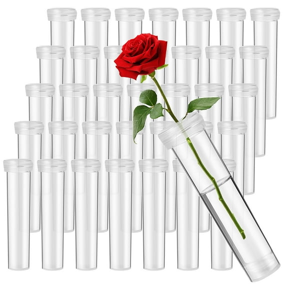 100 Pcs Floral Water Tubes Flower Stem Water Tubes Flower Water Tubes For Fresh Flowers Floral Arrangement Supplies