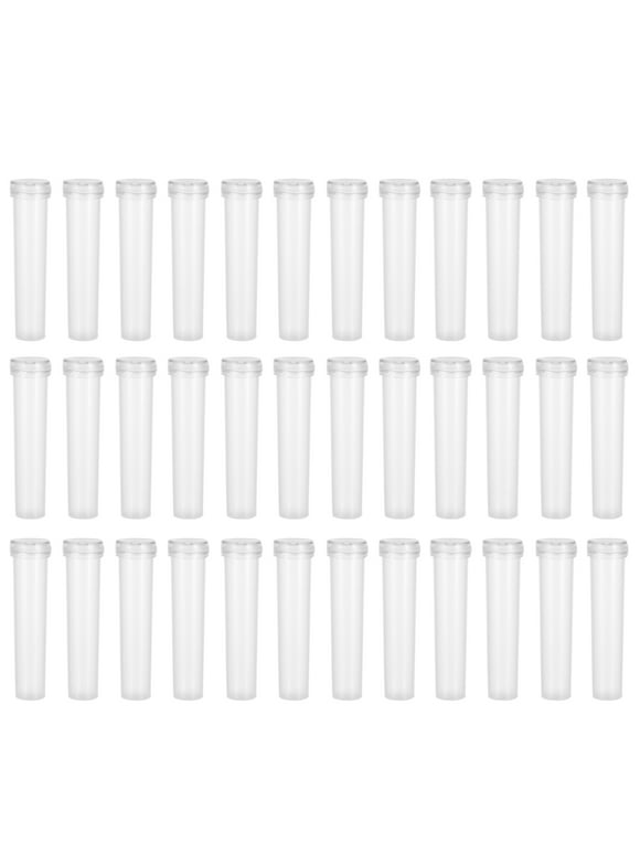 100 Pcs Floral Water Tubes Flowers Fresh Nutrition Culture Water Storage Small Test Tubes Flower Holder Flower Nutrition Container (White)