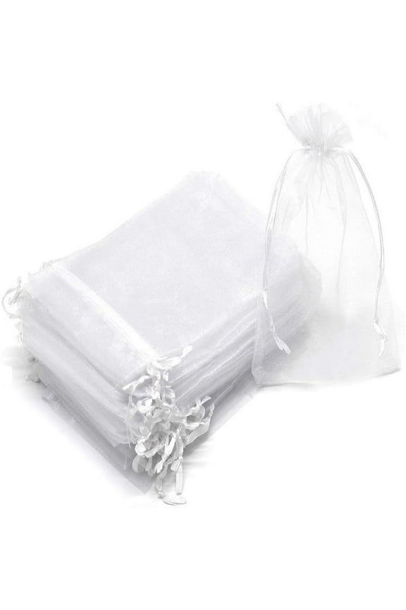 100 Pcs Fruit Protection Bags, Fruit Netting Bags for Fruit Trees, Fruit Cover Mesh Bag with Drawstring Netting Barrier Bags for Plant Fruit Flower and Vegetables