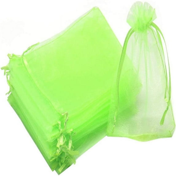 100 Pcs Fruit Protection Bags, Fruit Netting Bags for Fruit Trees, Fruit Cover Mesh Bag with Drawstring Netting Barrier Bags for Plant Fruit Flower and Vegetables