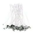 thumbnail image 1 of 100 Pcs Functional Candle Wicks Set - Waxed Wicks with Metal Tabs, Various Sizes, Ideal for Pillar Candle Making, DIY, Low Smoke, 1 of 3