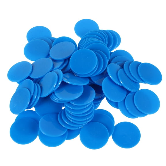 100 Pcs Gaming Chips Bingo Counting Chips Bingo Game Accessory Bingo Markers Bingo Chips for Games