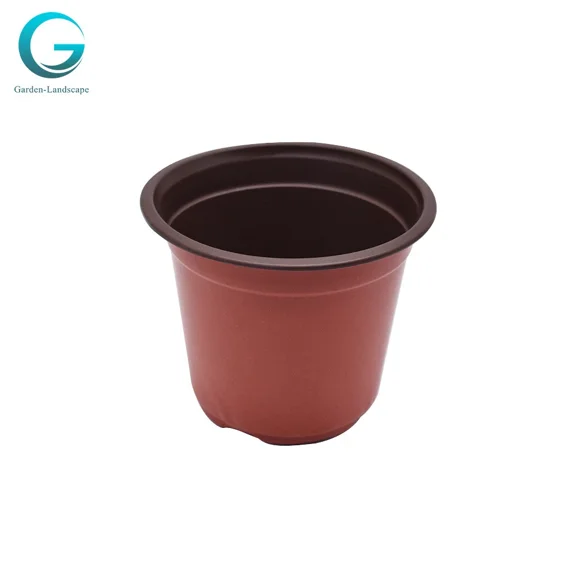 100 Pcs Garden Nursery Pot Plastic Plant Flower Pots Lightweight For Plants Care