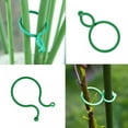 thumbnail image 1 of 100 Pcs Garden Plant Clips Tomato Clips Plant Support Clips Vegetables Tomato Vine Flower Clips Plant Locks Twisty Plant Rings for Securing Plants, 1 of 8