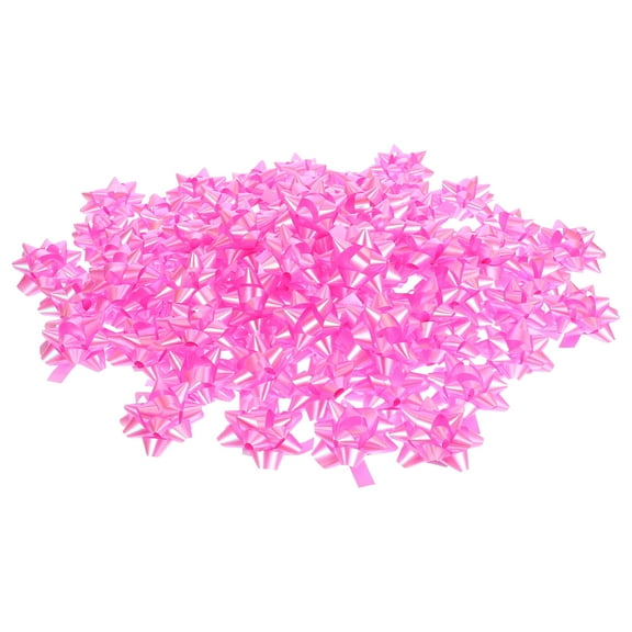 OFFIGAM Pink Star Pull Bows 100Pcs 2In