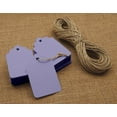 thumbnail image 1 of 100 Pcs Gift Tags Rectangular Shape Blank Bonbonniere Wedding Favor Tags with Free Natural Jute Twine - Colors Available, 1 of 1