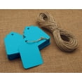 thumbnail image 1 of 100 Pcs Gift Tags Rectangular Shape Blank Bonbonniere Wedding Favor Tags with Free Natural Jute Twine - Colours Available, 1 of 1