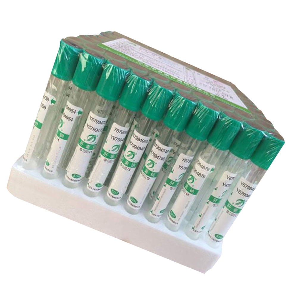 100 Pcs Glass Centrifuge Tube Blood Collection 3ml Test Laboratory