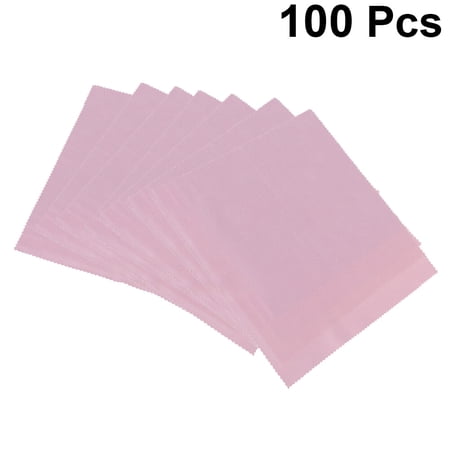 ULTNICE 100Pcs Pink Microfiber Cleaning Cloth Lint Free for Eyeglasses Camera Lens and Screens