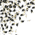 thumbnail image 1 of 100 Pcs Graduation Cap Confetti,Small Black Grad Cap Confetti,2026 Graduation Party Grad Cap Table Scatter,Scatter Decoration for Congrats Grad Theme Party Table Decor,Graduation Decorations,White, 1 of 5