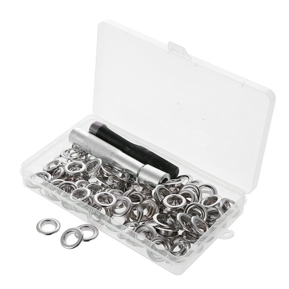 100 Pcs Grommet Tool Kit Small for Dorm Eyelet Installation Tools Professional
