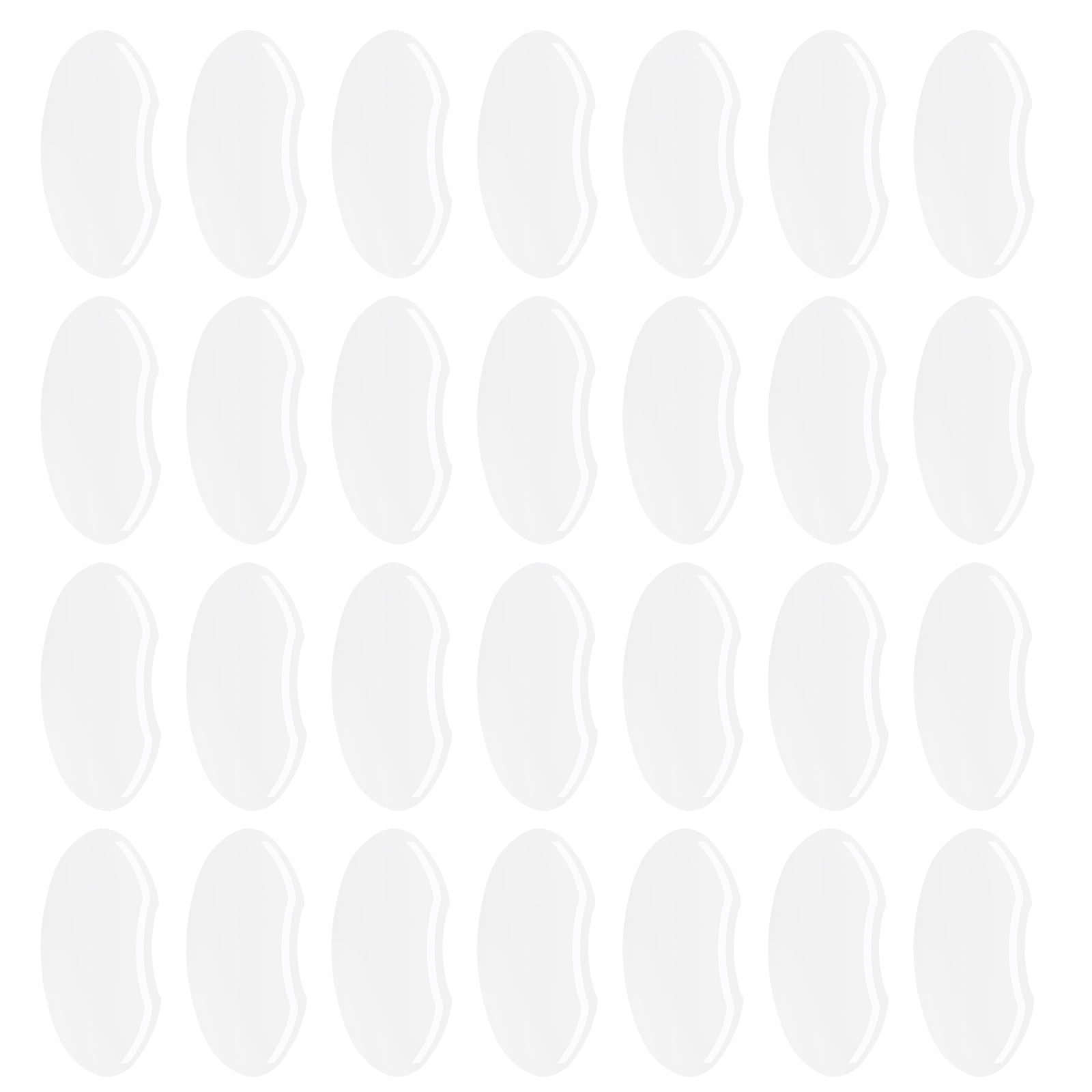 100 Pcs Hair Spray Sun Visor Eyebrow Shower Haircut Cover Mask Outdoor