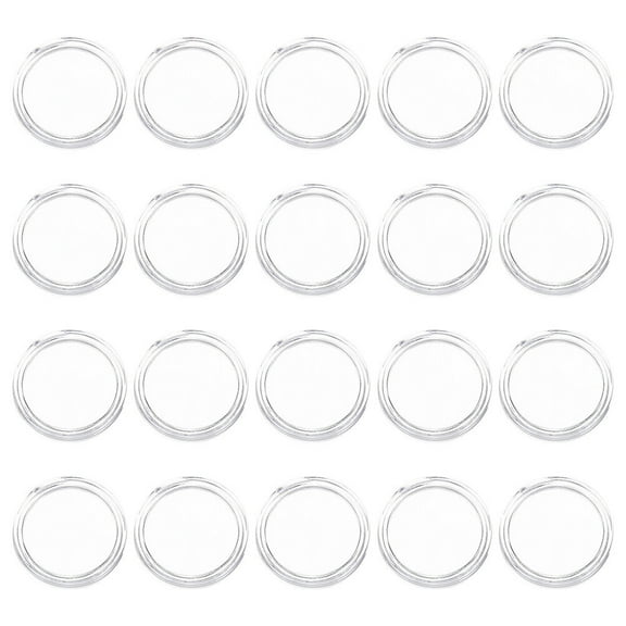 100 Pcs Half Dollar Capsules Coin Protectors Holders Coin Box