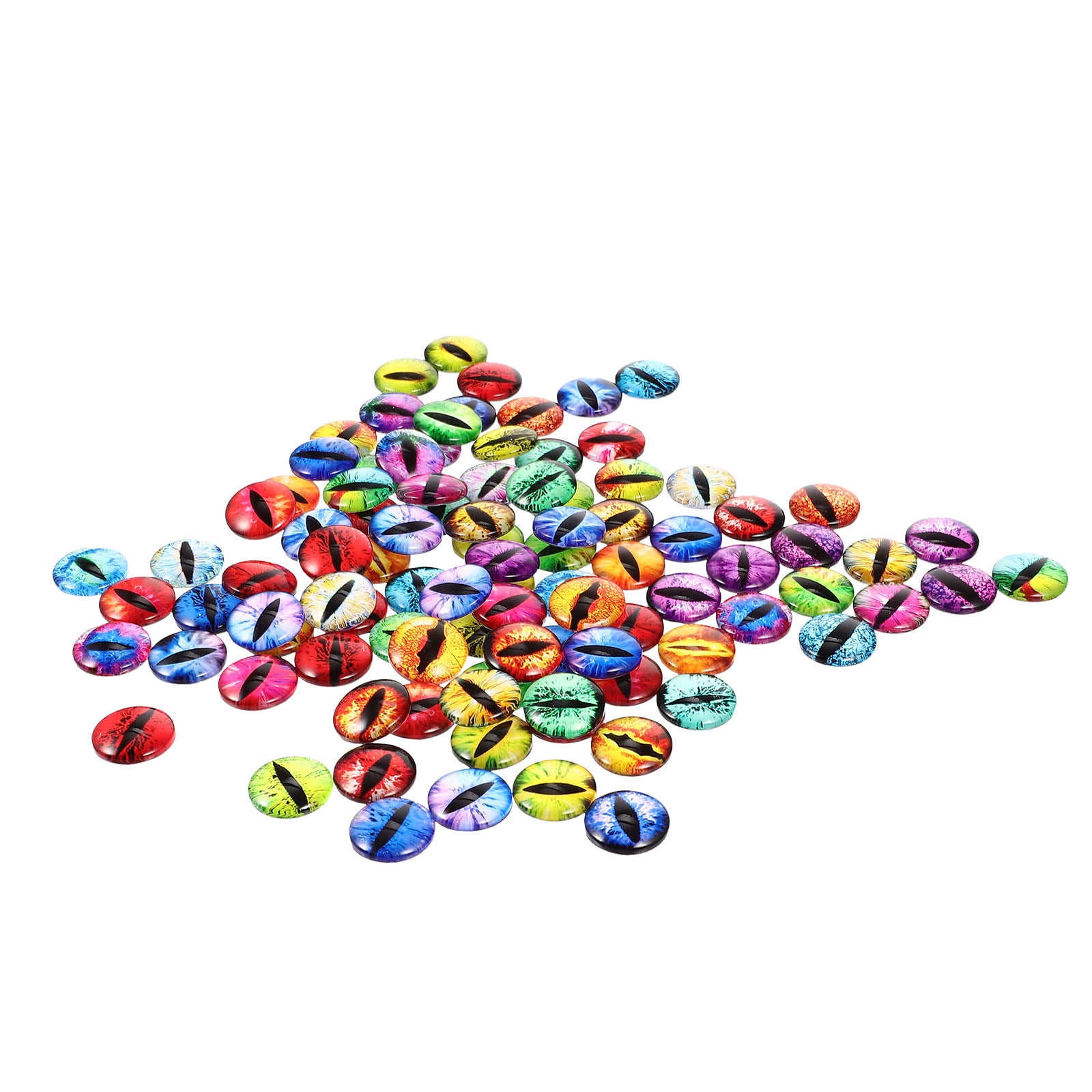 100 Pcs Handmade Glass Eyes Decor Puppets Dolls Eyes Glass Eyes