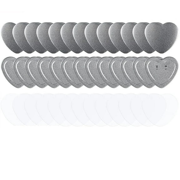100 Pcs Heart-Shaped Button Maker Parts, 57MM Metal Badge Button Maker Parts DIY Pin Badges ,Easy to Use