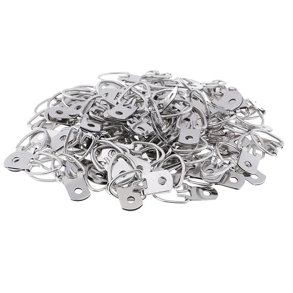 100 Pcs Heavy Duty Picture Hangers Single Hole Photo