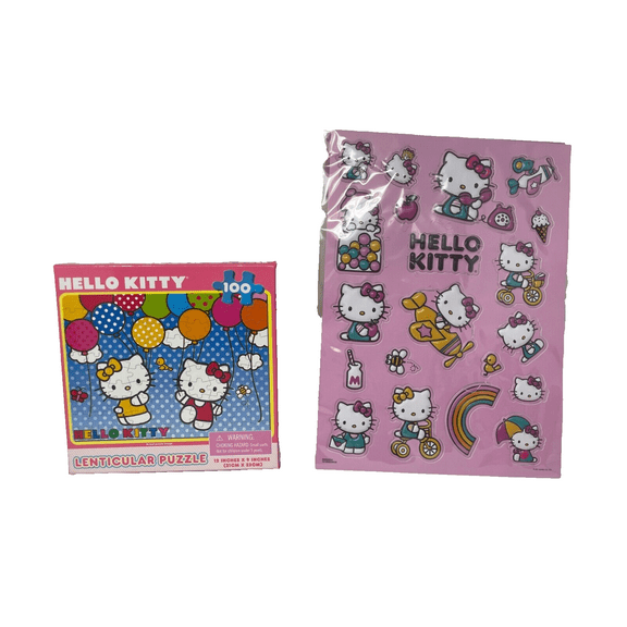 100 Pcs Hello Kitty 3D Puzzle- Assorted - Ship 1 pc Randomly