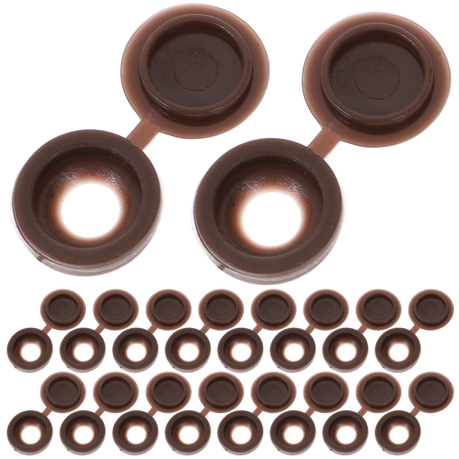 100 Pcs Hinge Screw Cap Kitchen Hinges Covers Hinged Screws