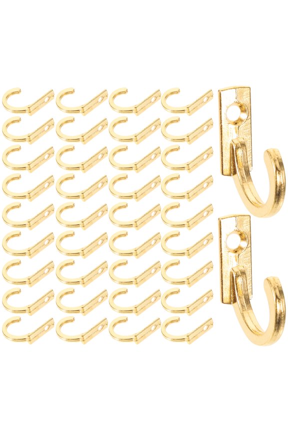 100 Pcs Hook up Hat Hanger Bathroom Hooks Coat Wall Mounted Hanging Clothes Hangers Keychain