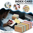 thumbnail image 1 of 100 Pcs Index Cards With Rings, Lined Both Sides Heavyweight Study Notecards For School College Learning, Flashcards With Ring Binding For Study Notes Organization And Daily, 1 of 6