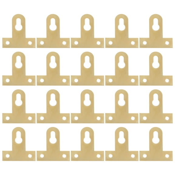 FONDOTIN Hanging Hooks for Picture Frames T-Shaped Golden 100Pack