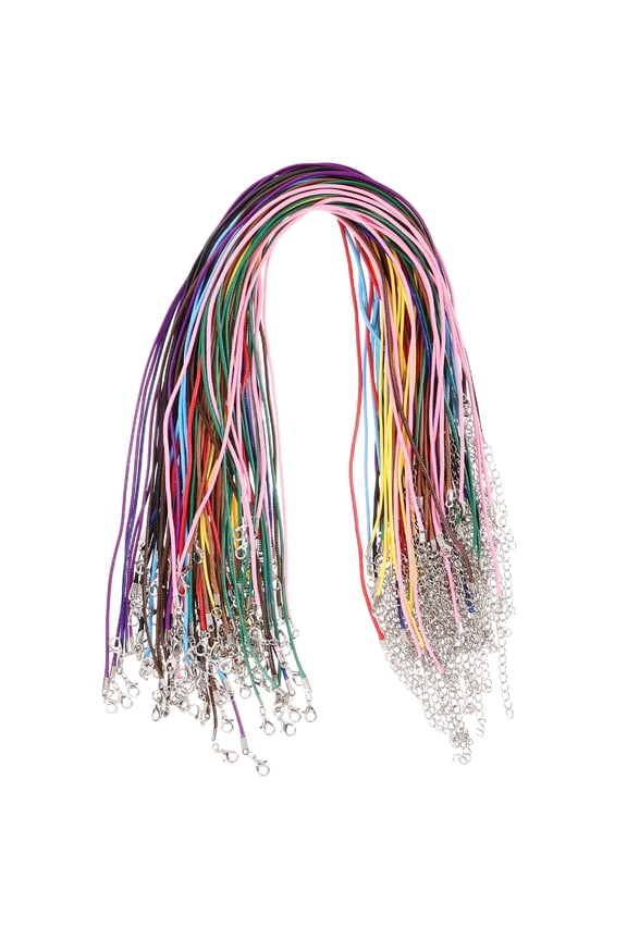 100 Pcs Jewelry Making Necklace Making Materials DIY Jewelry Cord Necklace Rope Necklace Chains Cord Necklace