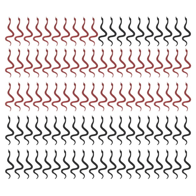 100 Pcs Jugetes Para Nios Snake Toy Children Realistic Snake Plastic