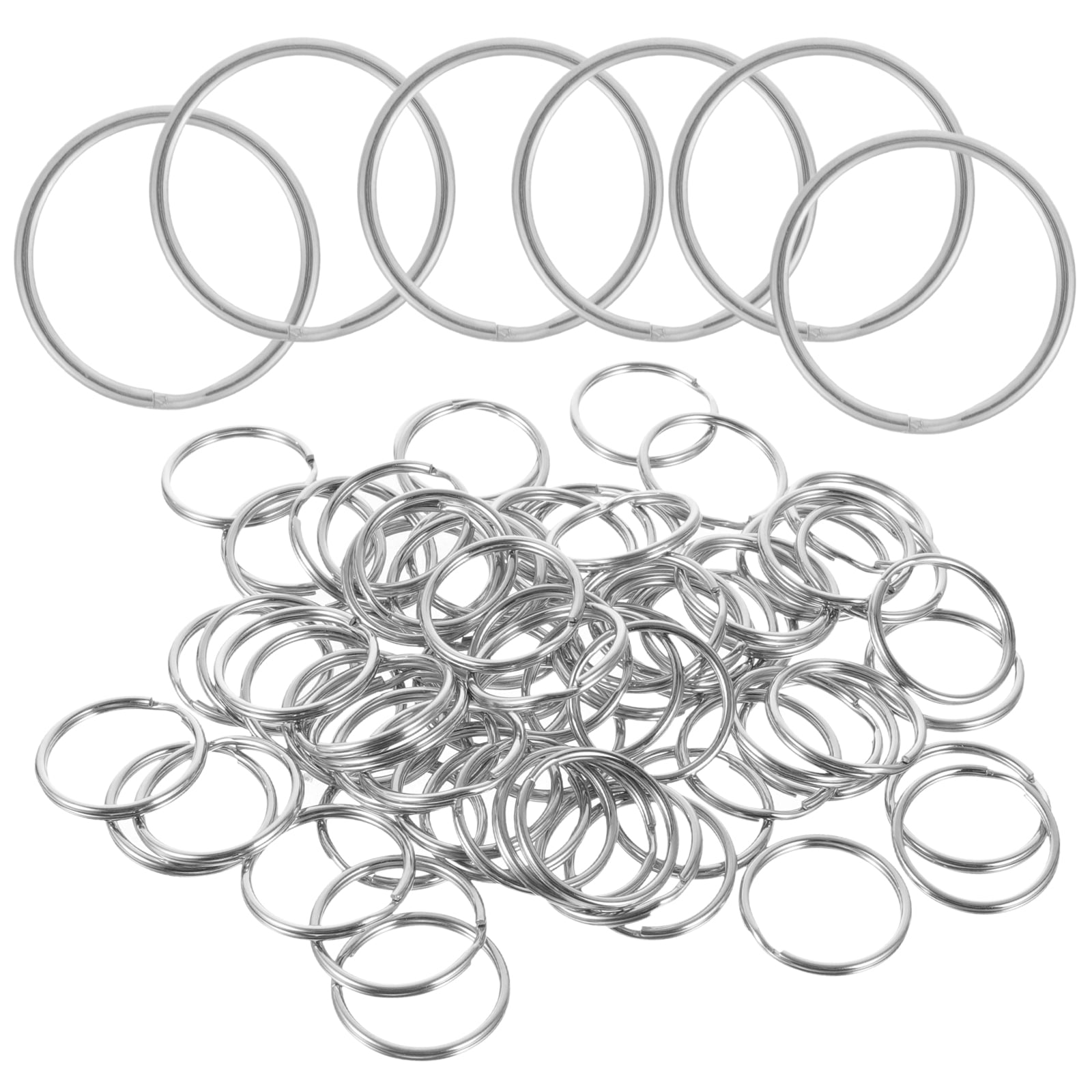 Pcs Key Rings 100 Pcs Key Ring Purse Keychain Keyrings Wallet Holder Small Split Car ...