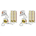 thumbnail image 1 of 100 Pcs Keychain Tape Measure Tape Measure Functional Pocket Tape Measure Small Tape Measure Retractable for Adult Kids, 1 of 7