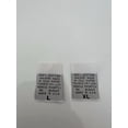 thumbnail image 1 of 100 Pcs L Or Xl White Woven Clothing Sew Care Label Size Tag - 100% Cotton, 1 of 2