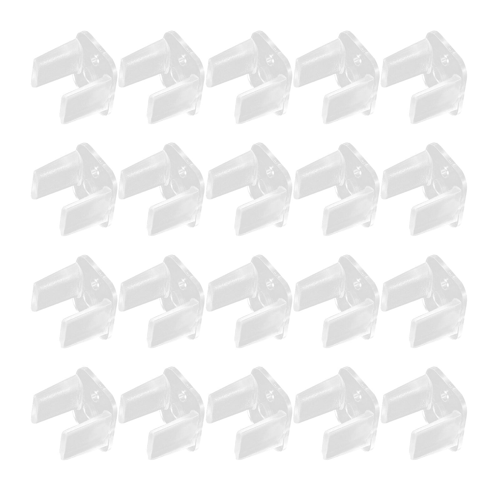 100 Pcs LED Light Neon Lamp Mounting Clips LED Light Plastic Clips ...