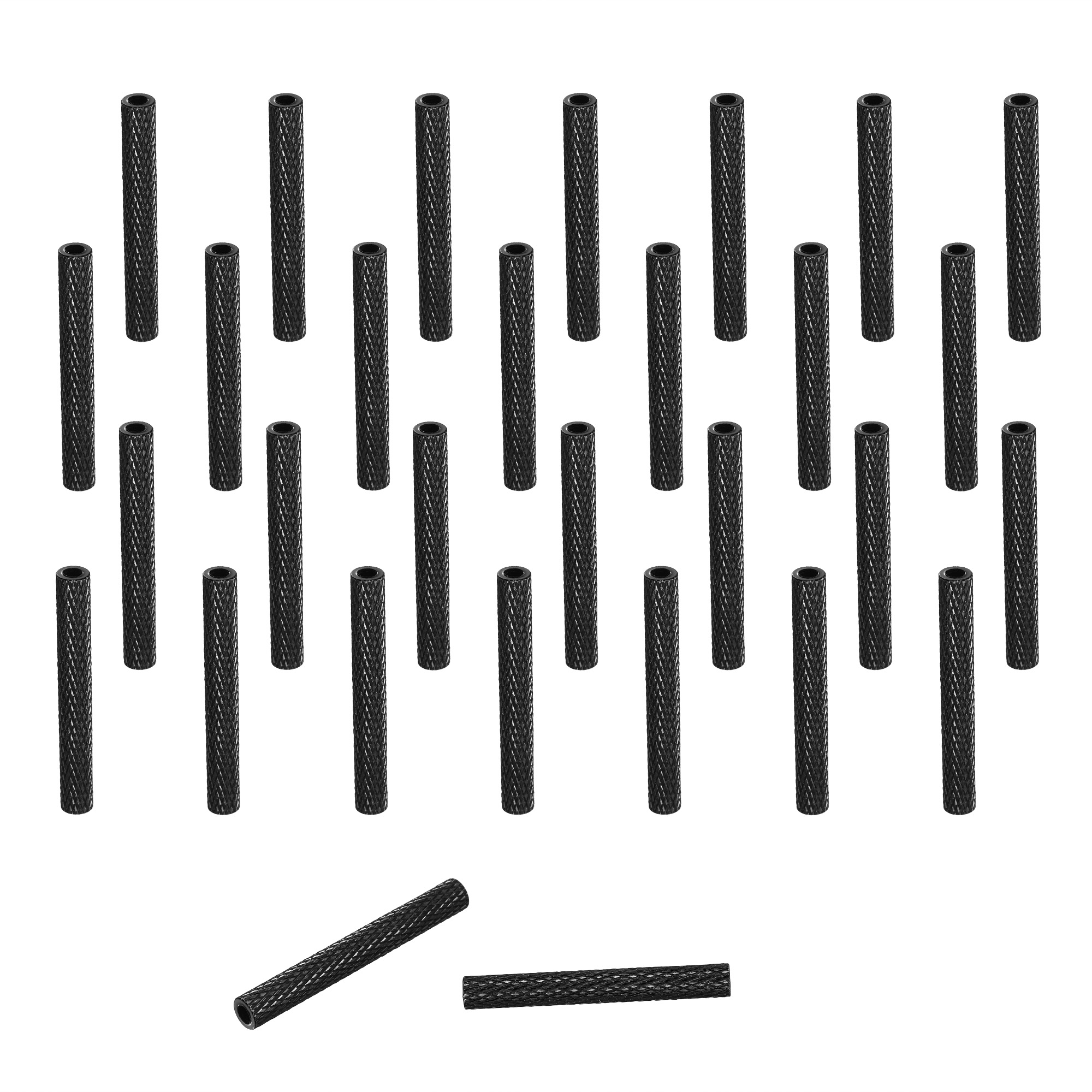 100 Pcs M3 x 40mm Knurled Aluminum Standoff Mesh Spacer Column for FPV ...