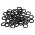 thumbnail image 1 of 100 Pcs M6 Stainless Steel Flat Washers, 11mm Outer Diameter Metal Flat Washer for Screws and Bolts, Black Finish, 1 of 5