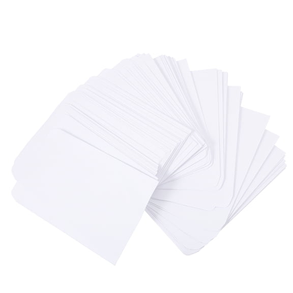 COOPHYA Practical Thick White Envelopes for Document Cash Bills 100Pcs