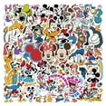 thumbnail image 1 of 100 Pcs Mickey Stickers Anime Stickers Cartoon Waterproof Stickers for Water Bottles, Laptop,Bumper,Computer Stickers and Decals, 1 of 4
