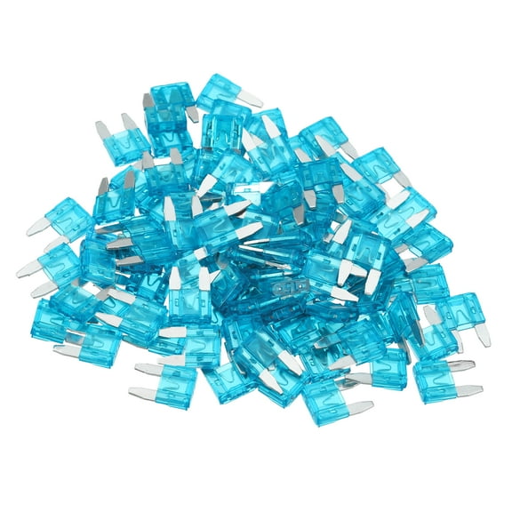 100 Pcs Mini 15AMP APM/ATM Universal Car Blade Style Fuses Short Circuit Protection for Car Boat Truck