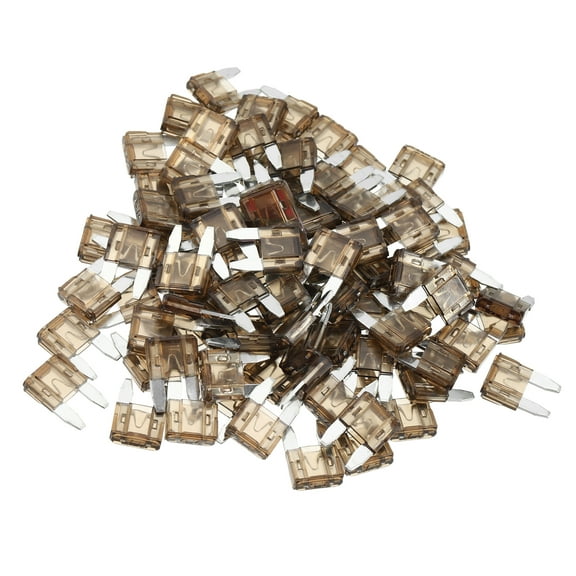 100 Pcs Mini 7.5AMP APM/ATM Universal Car Blade Style Fuses Short Circuit Protection for Car Boat Truck