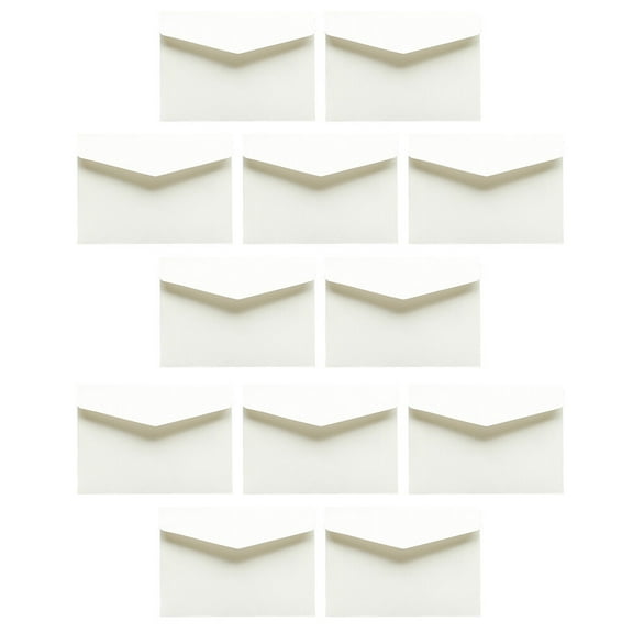 100 Pcs Mini Blank Envelope Letter Packaging Envelopes Multipurpose Office White Paper