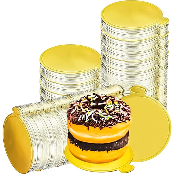 100 Pcs Mini Cake Boards 3.15 Inch Round Cake Base for Mini Cake