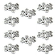 100 Pcs. Miniature Deep Groove 608 ZZ 8 x 22 x 7mm Bearing Steel