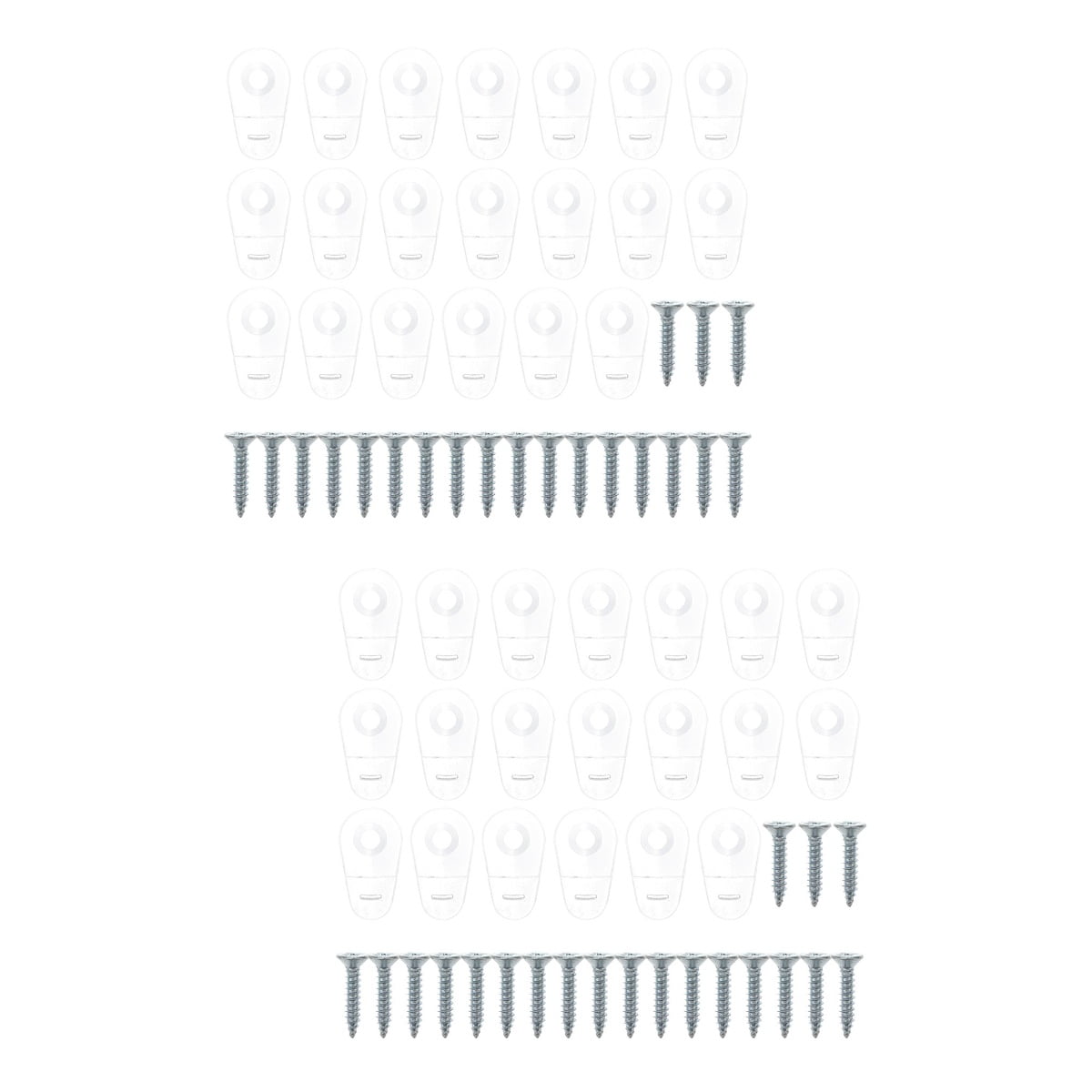 100 Pcs Mirrors Coat Hanger Wall Mount Mirror Hooks Mirror Hangers for