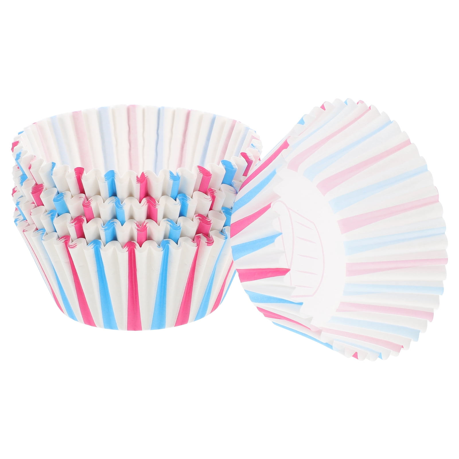 100 Pcs Muffins Cups for Desserts Paper Cupcake Cup Cake Baking Liners ...