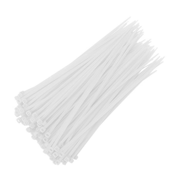 100 Pcs Multi-Purpose Zip Ties, Self-Locking Plastic Zipties Cable Tie Wraps, Heavy Duty Cable Management Ties, Small Zipties Cable Tie Wraps for Indoor and Outdoor Use, 3.94x0.12 inch