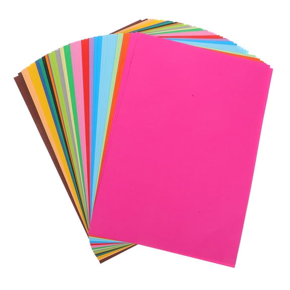 100 Pcs Colorful Handmade Paper Cut Cardstock Sheets for Origami, Crafting, Folding, Construction Paper for Kids and Adults